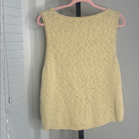 Free people beach knit sleeveless shirt large - Picture 8 of 8